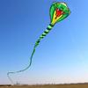 This snake-shaped kite is perfect for beginners. It's easy to assemble and launch. Suitable for adults and children, and ideal for family trips. 8