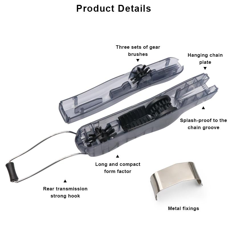 Bicycle Chain Cleaner Portable Mountain Road Bike Chain Scrubber Wash Tool Multifunctional Outdoor Cycling Cleaning Accessories