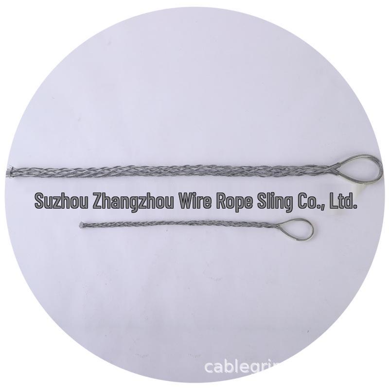Galvanized Stainless Steel Cable Mesh Sleeve for Towing and Traction Customizable per customer request