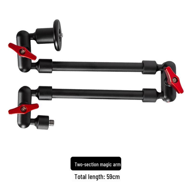 Multi-Functional Metal Crab Claw Camera Tripod with Magic Arm for Mobile Live Streaming and Photography