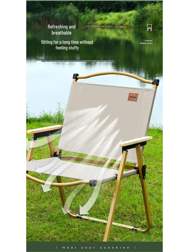 Kermit Outdoor Folding Chair: Camping, Fishing, and Beach Stool