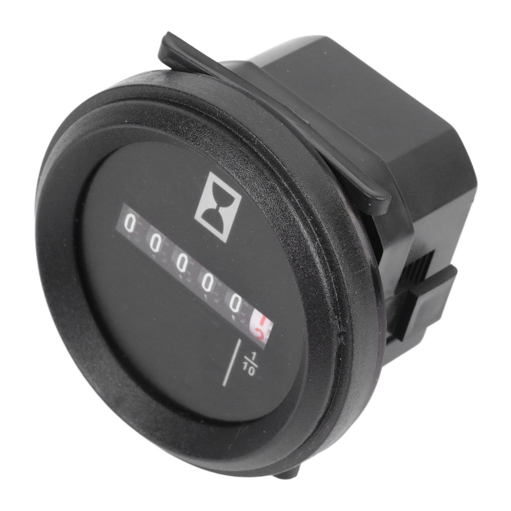 52mm Hour Meter Accurate Stable Time Efficiency Monitoring Quartz Hour Gauge for Excavators