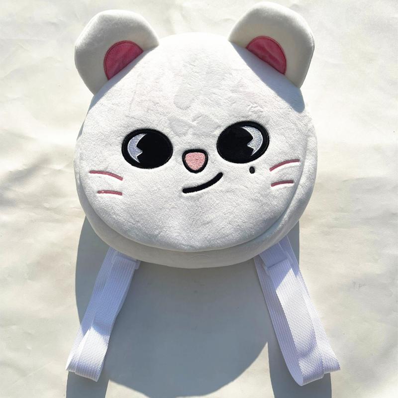 Stay Backpack Plush Bag Backpack Wolf Rabbit Piglet Bunny Cartoon Mini Backpack Chicken Fan Gift
