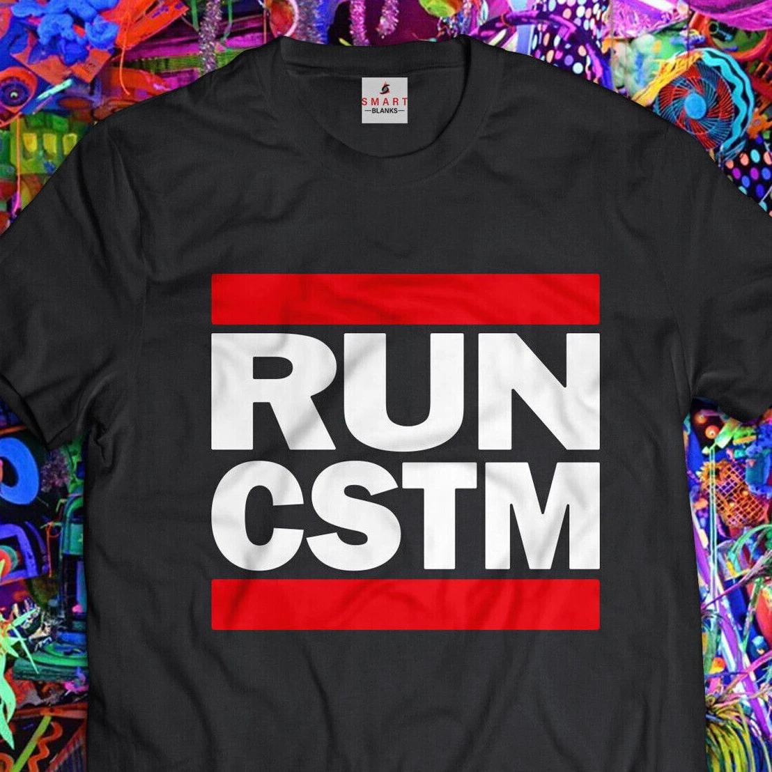RUN DMC Your Text Custom T-shirt HIP HOP CUSTOM Personalized 80 s Theme Hip-Hop S