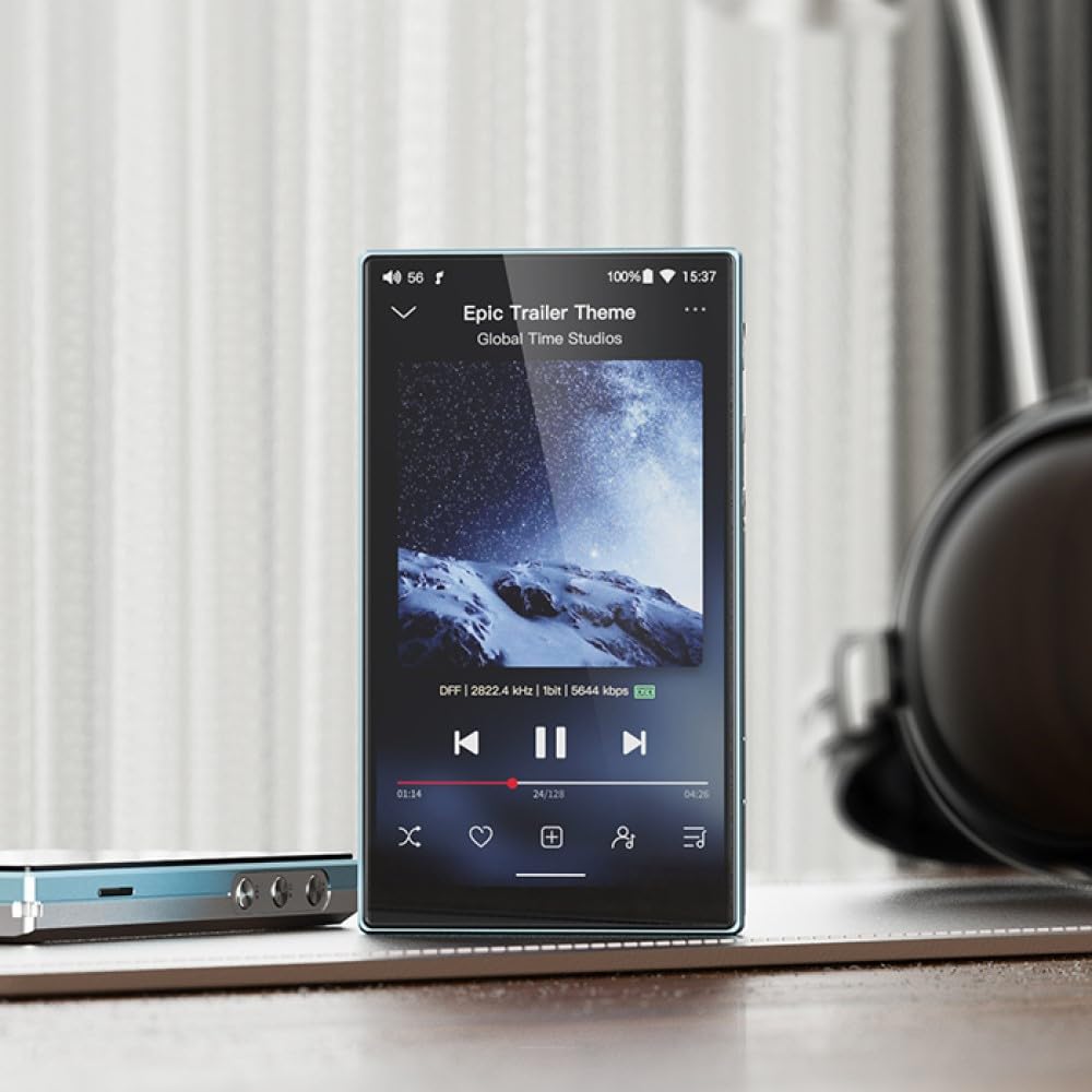 FIIO JM21 Black FIO-JM21-B [Ships from an Authorized Japanese Retailer, Includes Serial Number] Digital Audio Player DAP CS43198 DAC Slim Body