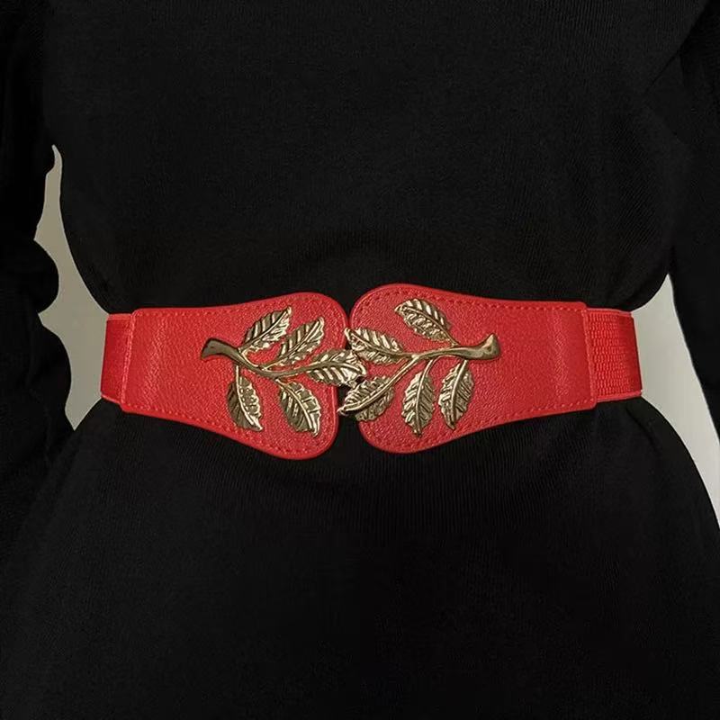 Belt, Women's Decoration, Dress, Skirt, Coat, Fashionable and Versatile, Waist Cinching, Fashionable Elastic Waist Seal, Waist C