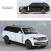 1:32 Land Rover Range Rover SV2025 Models Cars Toys Rubber Tires with Light Music Vehicle 6 Doors Opened Car Kids Festival Gifts