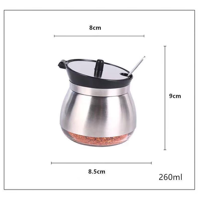 Jing Qing Fu Edelstahl Gewerbe Gewürzset