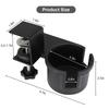 CYCLI-Storage Desk Cup Holder Office Desktop Bracket Computer Desk Fixed Cup Holder Desk Storage Cup Holder