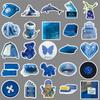 100 Blue Ins Style Graffiti Personalized Small Freshman Account Guka DIY Mobile Phone Case Suitcase Stickers Waterproof
