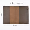 Genuine Leather A5/A6/B6 Notebook Cover - Top Layer Vegetable Tanned Protective Envelope Case