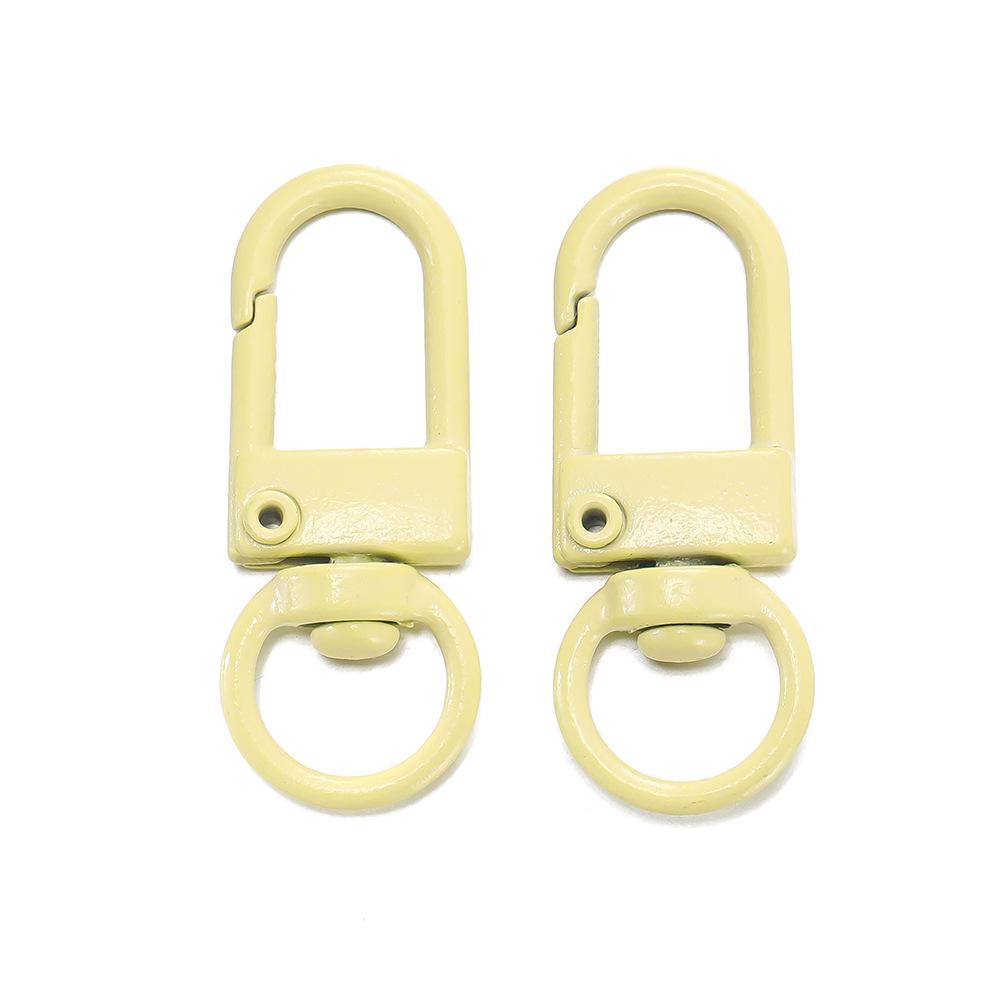 New Color Spray Paint Door Buckle Keychain: DIY Doll Pendant for Phone & Bag