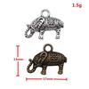 Antique Style Elephant Charms Metal Animal Pendants For DIY Jewelry Keychain Bag Accessories
