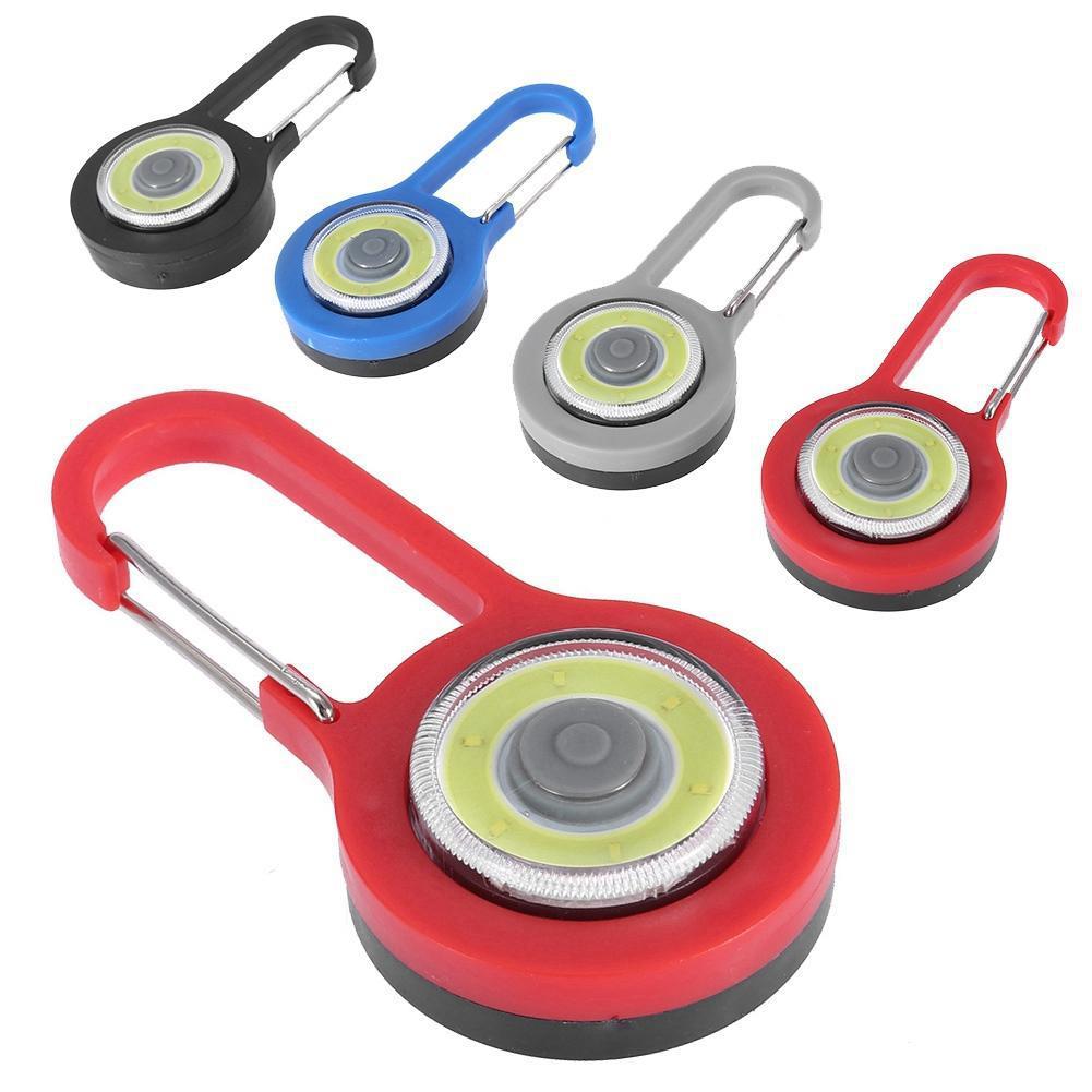 Mini Mountaineering Button Light New C0B Flashlight LED Keychain Light Advertising Gift Light Outdoor Portable Small Electric Light