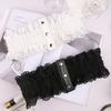 Fairy Lace With Skirt Elastic Wide Waist Seal Women'S Simple Waist Decoration Elastic Belt Women'S Accessories