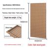 Chi Tu Tools Wall-Mounted Pegboard Rack - Square Hole Storage Organizer with Hooks