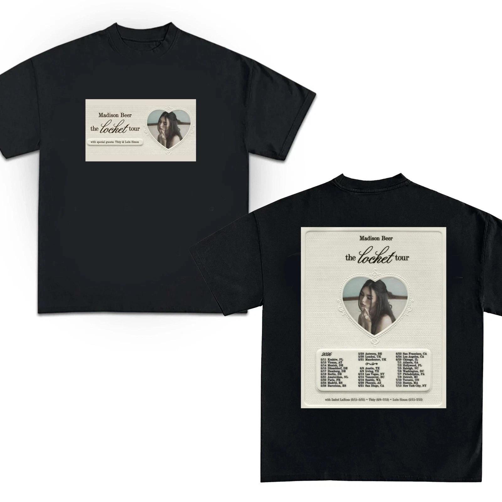

Madison Beer The Locket Tour 2026 World Tour Schedule Dates T-Shirt 4XL