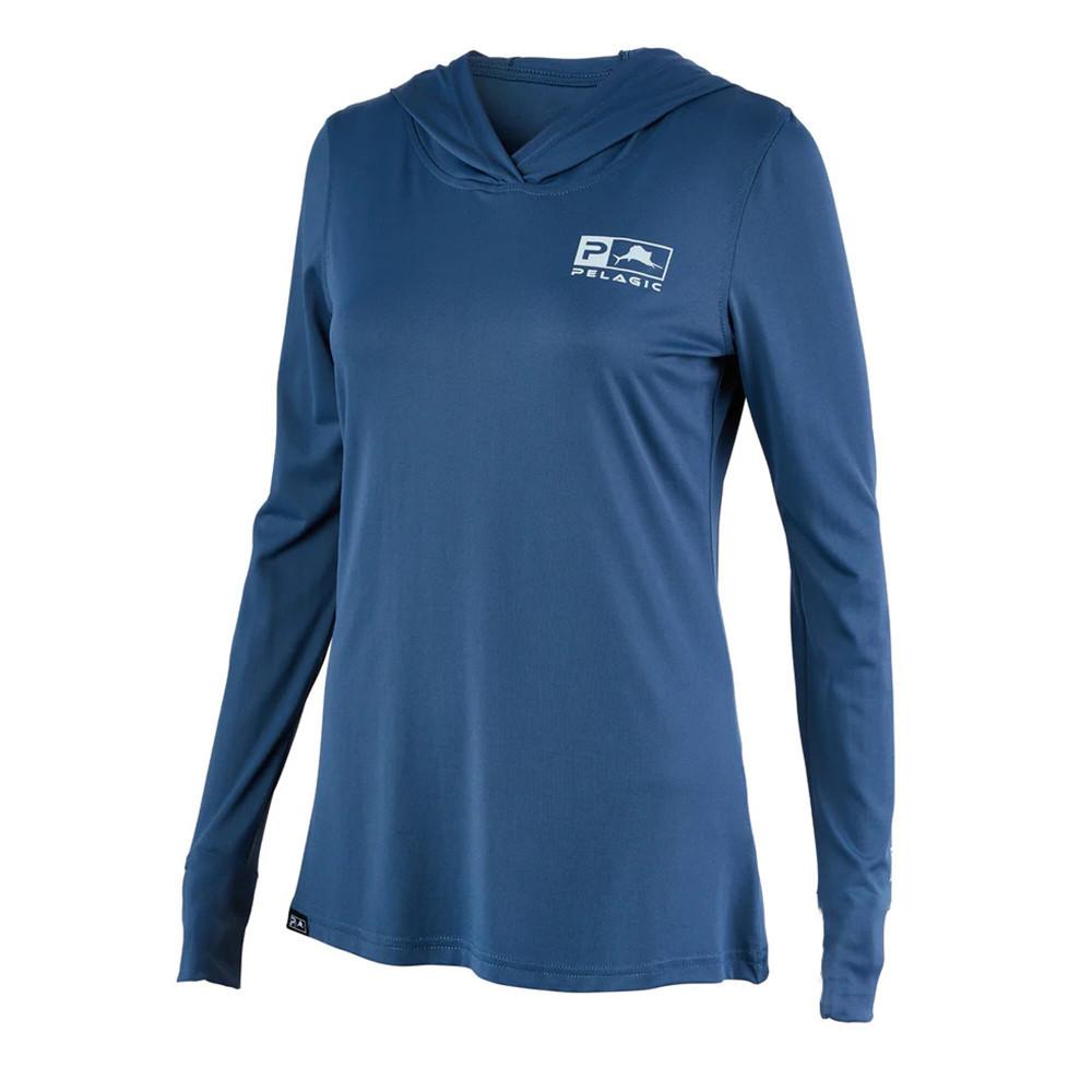PELAGIC Women's, Hoodie, Outdoor Fishing Suit, Sunscreen Ice Silk, Long Sleeve Luya Fishing Suit
