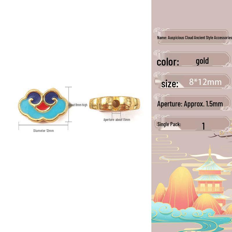 

Заколка для волос с кисточкой из перегородчатой эмали «Лотос и бабочка», набор для изготовления украшений