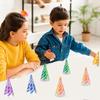 3D Printed Spiral Cone Stress Relieving Toy Impossible Pyramid Sculpture Toy Mini Stereoscopic Telescopic Fingertip Spiral Toy