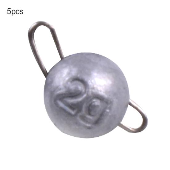 

5 шт., 2 г/4 г/6 г/8 г/12 г, рыболовные приманки, свинцовая головка, вес кривошипного крючка, грузило, приманка для карпа 2g