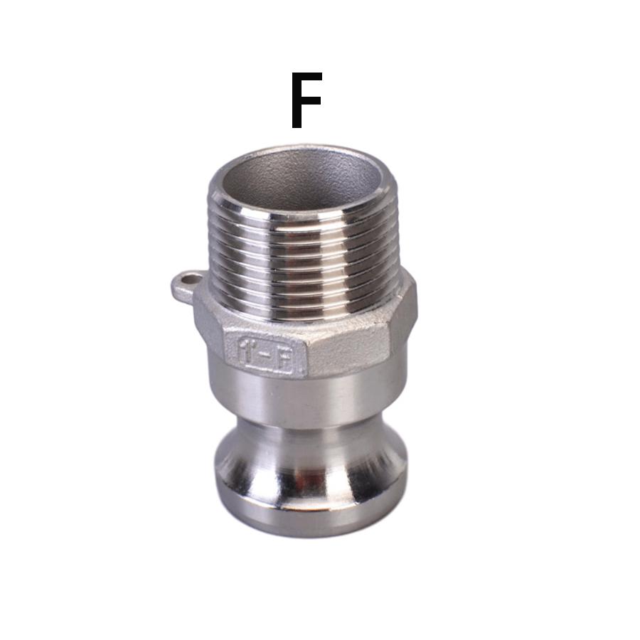 304 316L Stainless 1/2" 3/4" 1" 1.5" 2" BSP Female Male Camlock Fitting Adapter Barb Quick Disconnect For Hose Pump Homebrew
