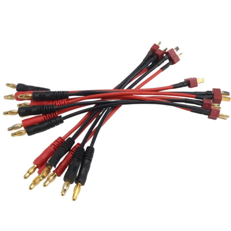 XT60 Banana Plug to EC5 T Plug JST Connector Cable for RC Drones and Tamiya Models