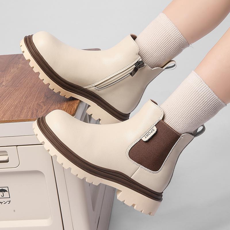 Children's Fashionable Outdoor Leisure High Top Martin Boots British Style Children's Boots Princess Shoes 26-37