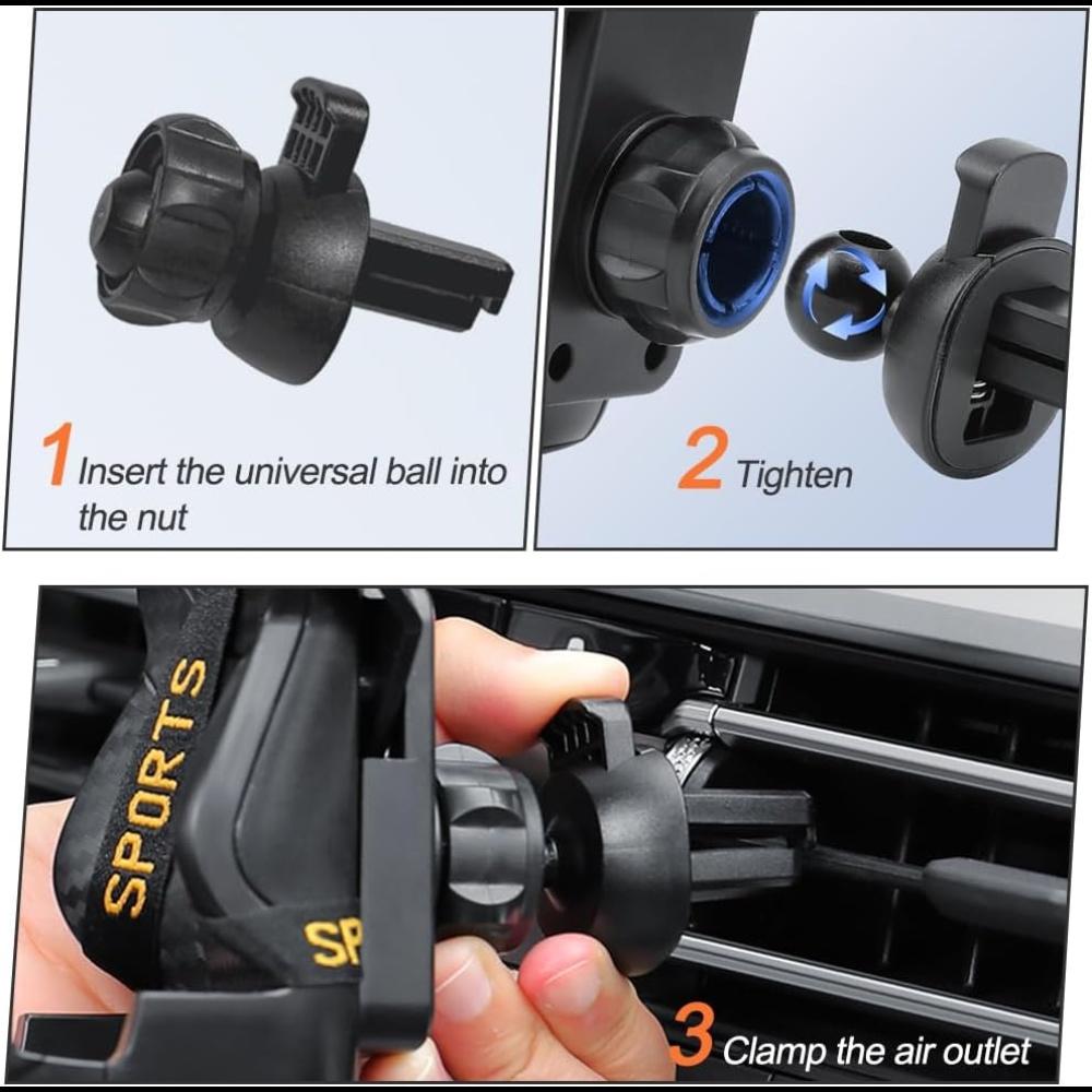 2026 Creative novelty Phone Mount for Car Racing Seat Shape Phone Holder for Car Air Vent Cell Phone Car Mount with Air outlet
