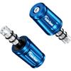Kaedear Adjustable Bar Ends for Handlebar Motorcycle Motorcycles, Weights, Accessories, KDR-BE1-U-BL (Blue, Universal)
