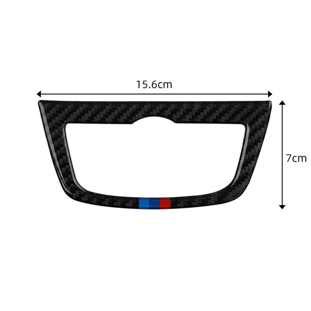 Carbon Fiber Car Headlight Switch Button Cover Frame Decorative Sticker Interior Modified Accessories For BMW X3 G01 G08 X4 G02