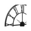 Pendule métal vintage diamètre 70 cm Atmosphera - Noir