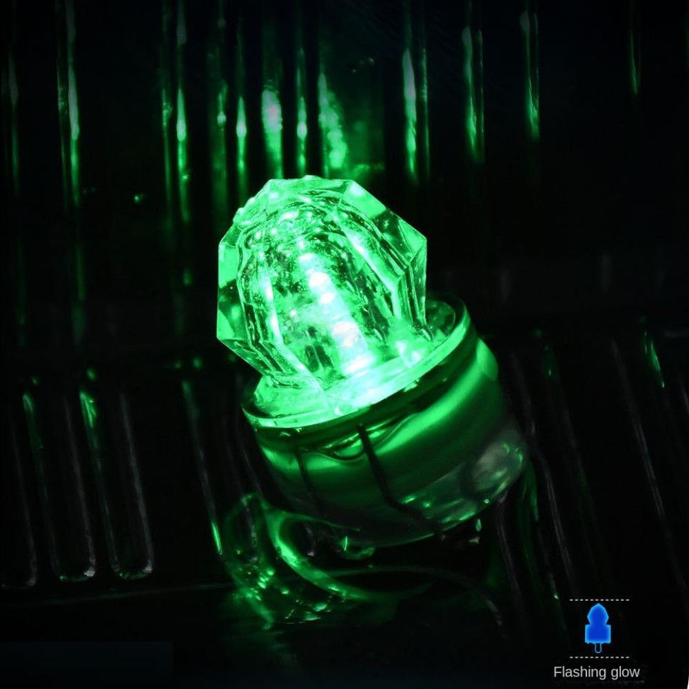 LED Flashing LED Fishing Lamp Plastic Night Fishing Lamp LED Fish Attracting Indicator  Underwater