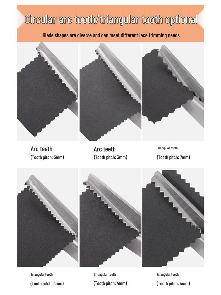 Multifunktionale Edelstahl-Scheren mit Wellenschliff für Schneiderei, Papier und Fadenschneiden