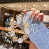 Bag Hanging Sweet Candy Keychain Anti-lost Transparent Beads Pendant Beaded Phone Chain  Gifts