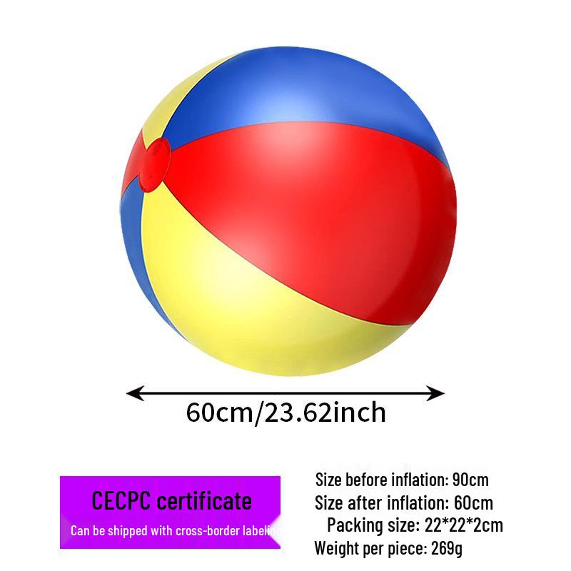 Eco-Friendly PVC Inflatable Colorful Football for Parent-Child Games