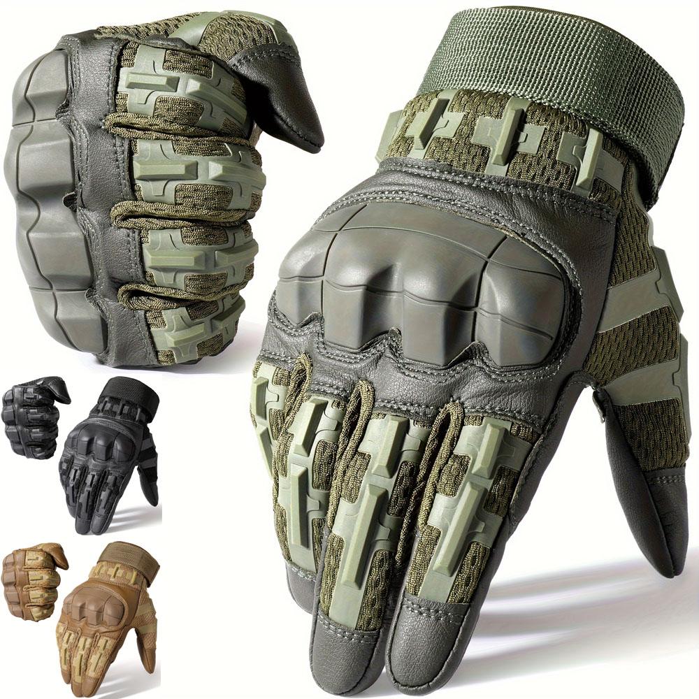 Tactical Gloves Touch Screen Hard Shell Outdoor Hunting Airsoft Combat Shooting Hiking Cycling Sports PU Leather Anti-skid Gear
