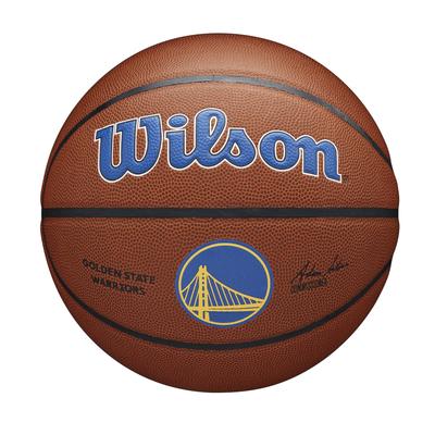 Wilson Basketball NBA TEAM ALLIANCE BSKT GOLDEN STATE WARRIORS 7 Ball NBA Team Alliance Golden State WTB3100XBGOL BROWN (No. Warriors) Men's No.