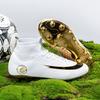High-top Electroplated Gold-soled Spiked Football Shoes for Boys and Teenagers, Game Training Shoes for Man-made Land