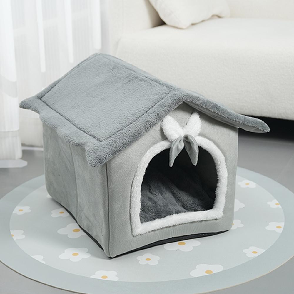 Cat'S Nest House Small Dog Bed Rabbit Nest Four Seasons General Purpose Can Be Disassembled Washed Pet Nest Sleeping