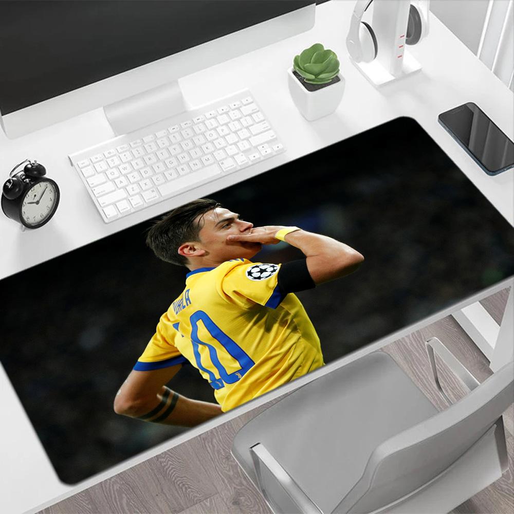 Juventus Player Action Gaming Mouse Pad Gamer Mousepad Computer Desk Keyboard Mat Non-Slip Rubber Base Perfect Gift for Gamers