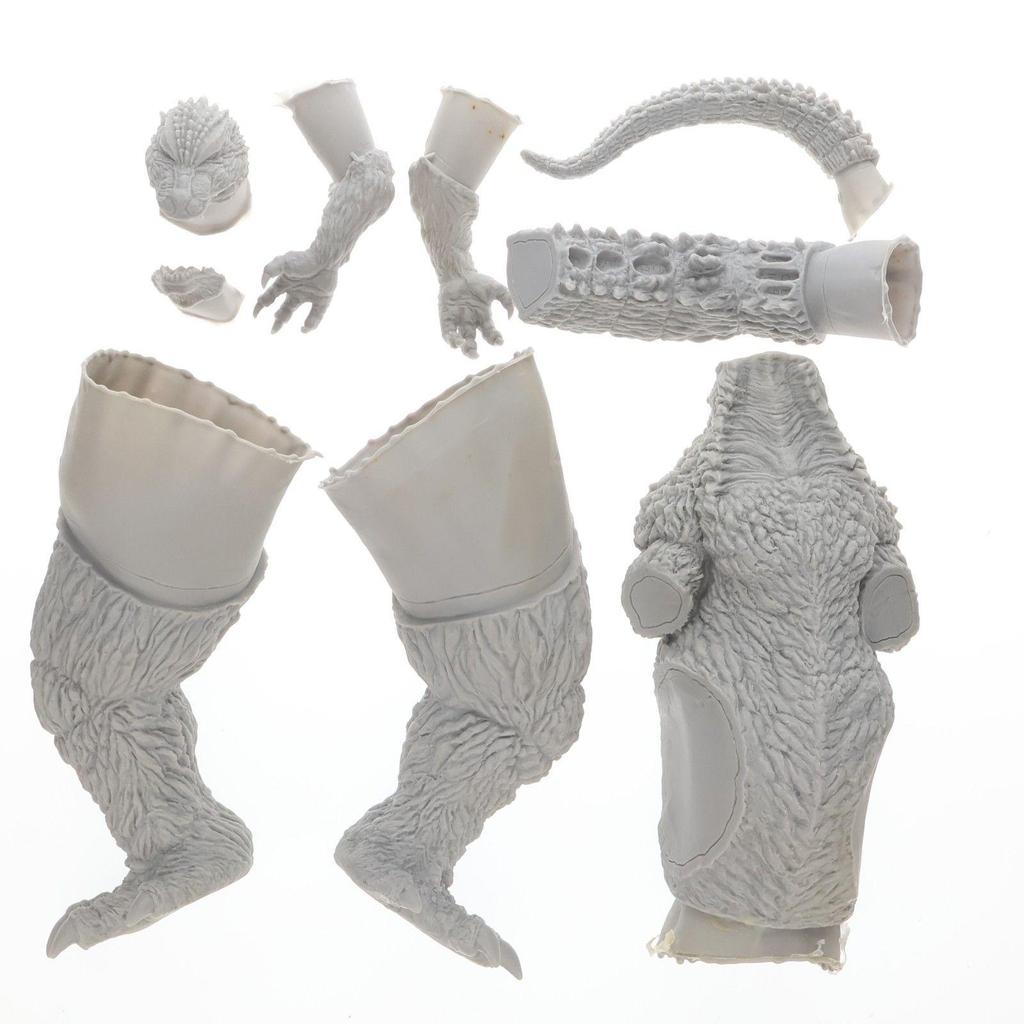 Used Real Deformed Soft Vinyl No.3 Shakugoji Godzilla x Mechagodzilla Soft Vinyl Kit Soft Vinyl Figure West Kenji