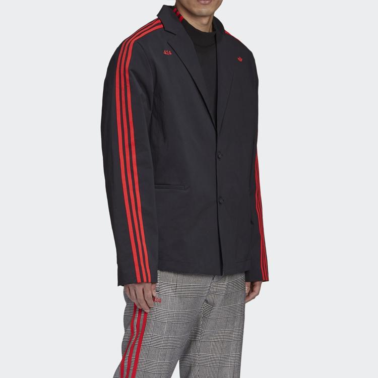 Adidas Originals X 424 Blazer Collaboration Three Stripes Suit Jacket Men Jacket Black FS6239