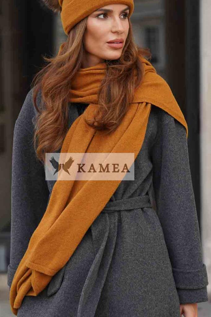 Scarf*01 Women' Winter Wool Mustard Color