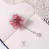 Brooch Female Japanese Flower Anti-Light Pin Temperament Versatile Corsage Hipster Suit Collar Accessories New