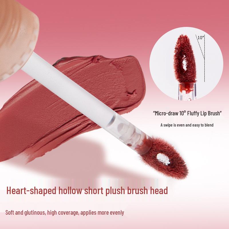 Honey Beam Velvet Matte Lip Mousse – Milchkaffee Nude Aufhellender Lippenstift für Herbst/Winter