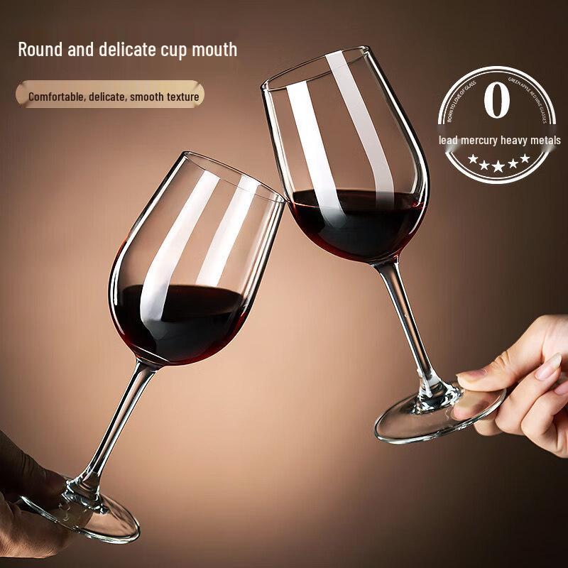 ZISIZ European Style Handmade Red Wine Glass Set