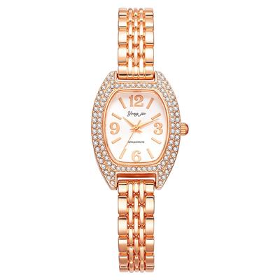 Women's Waterproof Rose Gold Watch with Elastic Strap: Stylish Analog Display, One Size Fits Most, Stainless Steel Strap, Quartz Watch, Fashion