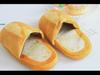 Plush Foodie Bread Hamburger Toast Winter Non-Slip Soft Home Shoes