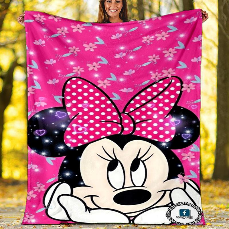 Cherry Blossom Cat Flannel Fleece Blanket Cozy Warm Throw Blanket For Couch Bed Travel All Season Use